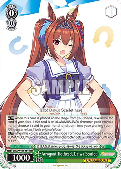 Arrogant Hothead, Daiwa Scarlet