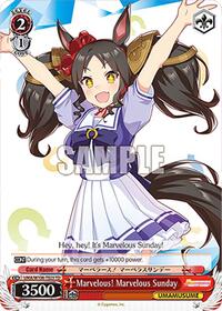 Marvelous! Marvelous Sunday (UMA/W106-TE23) card