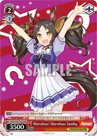 Marvelous! Marvelous Sunday (RRR) (UMA/W106-TE23R) card