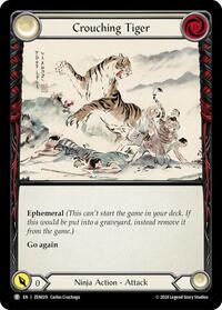 Crouching Tiger #ZENO29 from Blitz Deck: Part the Mistveil - Zen Pokemon card image