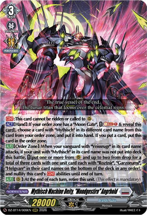 Mythisch Machine Deity, "Mondgestirn" Angrbold