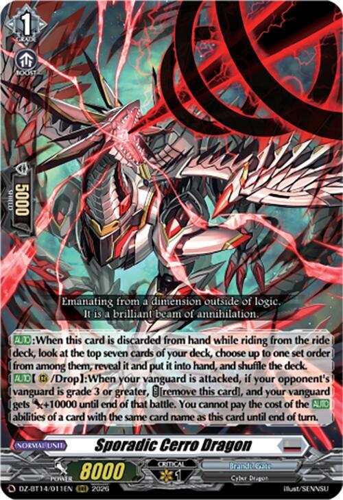 Sporadic Cerro Dragon - DZ-BT14: Envoys of the Crimson Moon
