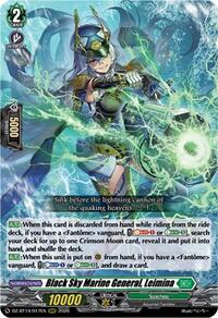Black Sky Marine General, Leimina - Shard Bugs Tcg DZ-BT14: Envoys of the Crimson Moon trading card