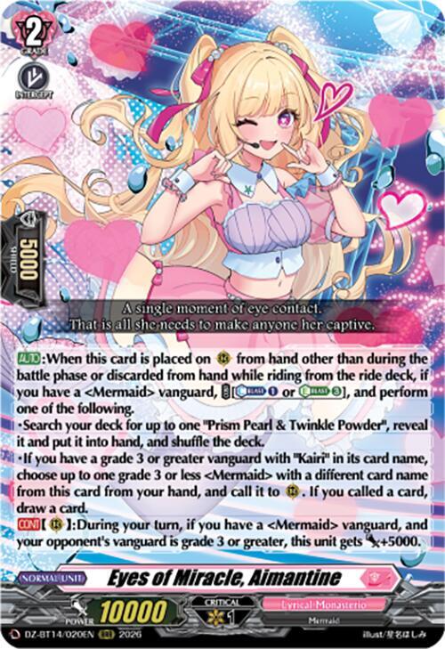 Eyes of Miracle, Aimantine