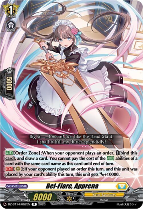 Bel-Fiore, Apprena - DZ-BT14: Envoys of the Crimson Moon Bel-Fiore, Apprena - DZ-BT14: Envoys of the Crimson Moon