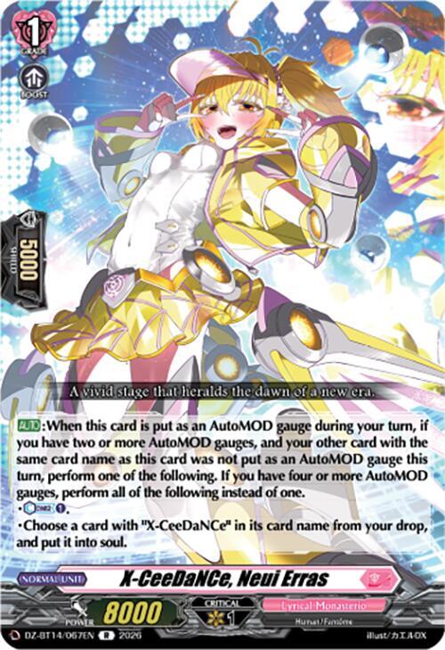 X-CeeDaNCe, Neui Erras - DZ-BT14: Envoys of the Crimson Moon