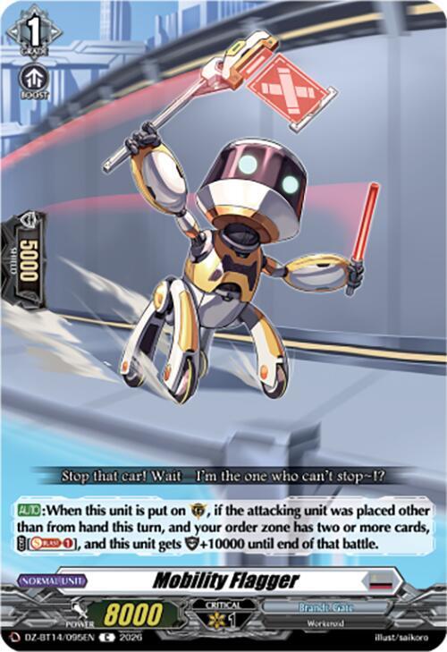Mobility Flagger Price & Card Details — DZ-BT14: Envoys of the