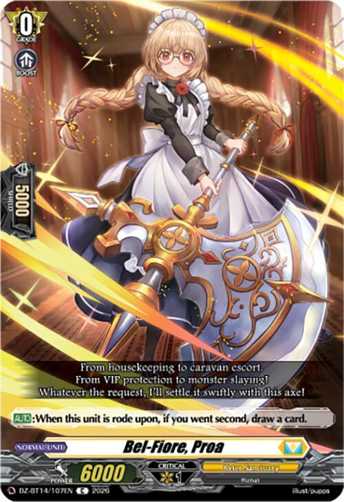 Bel-Fiore, Proa - DZ-BT14: Envoys of the Crimson Moon - Cardfight