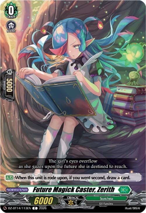 ダーバンデfk Future Magick Caster, Zerith - DZ-BT14: Envoys of the Crimson Moon