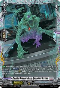Creation Demonic Beast, Uproarious Scream (FR)