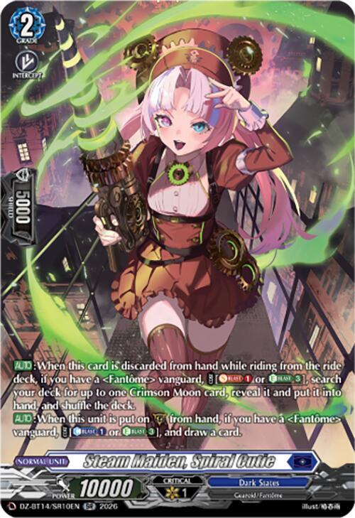 Steam Maiden, Spiral Cutie (SR) - DZ-BT14: Envoys of the Crimson