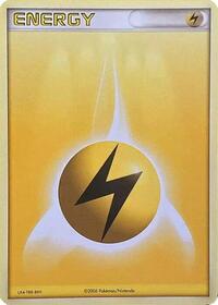 Lightning Energy (2006 Unnumbered) from League & Championship Cards Pokemon card image