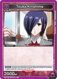 Touka Kirishima (Box Topper Foil) #UE18BT/TKG-1-045 from UE18BT: Tokyo Ghoul Pokemon card image