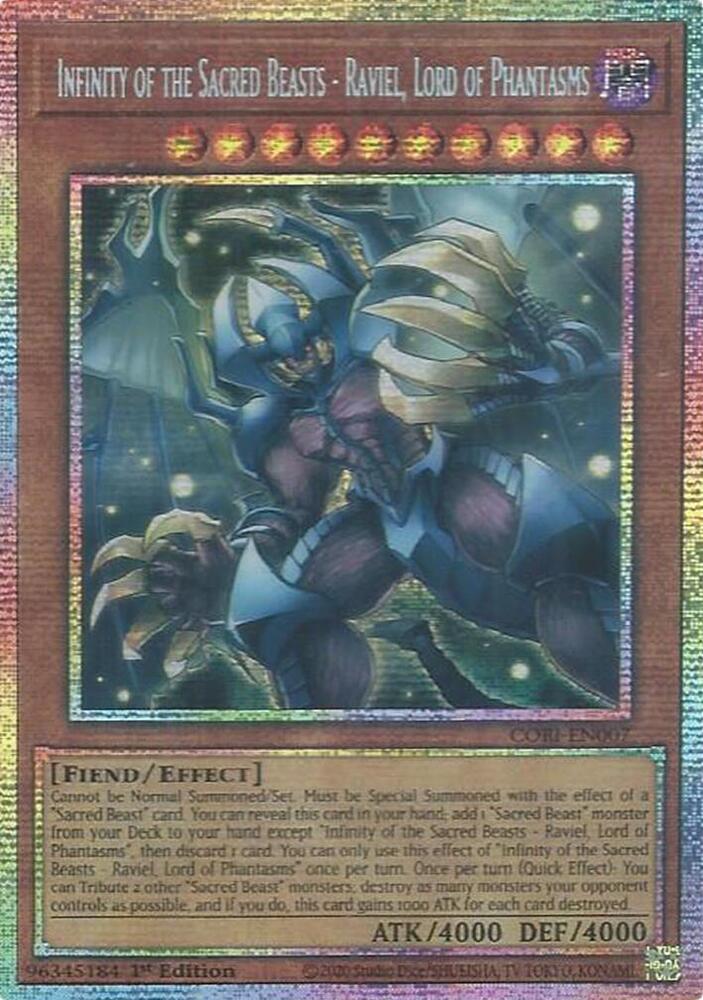 Infinity of the Sacred Beasts Raviel Lord of Phantasms