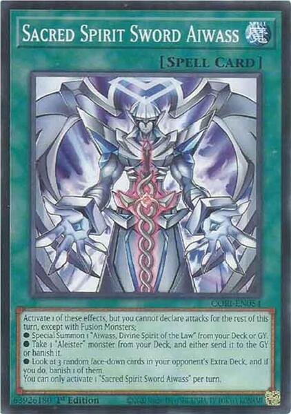 Sacred Spirit Sword Aiwass - Chaos Origins - YuGiOh - TCGplayer.com
