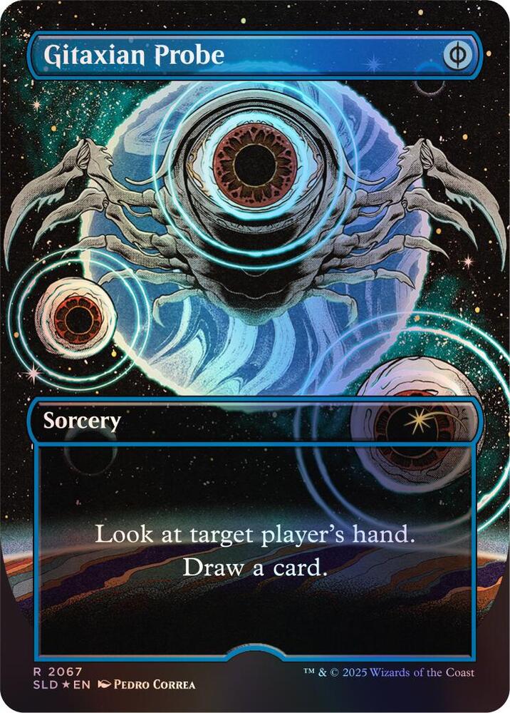 Gitaxian Probe (2067) (Rainbow Foil) - Secret Lair Drop Series