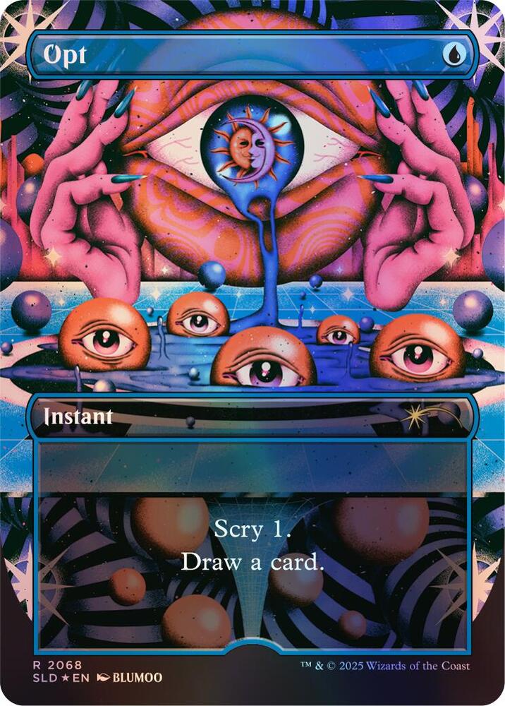 Opt (2068) (Rainbow Foil) - Secret Lair Drop Series - Magic: The