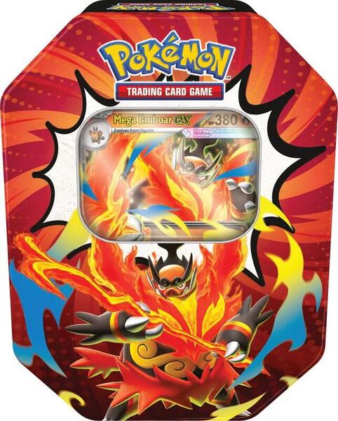 pokemon tin booster packs Pokmon TCG: Grass Stacking Tin