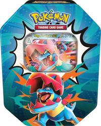 Ascended Heroes Tin [Mega Feraligatr ex] from ME: Ascended Heroes Pokemon card image