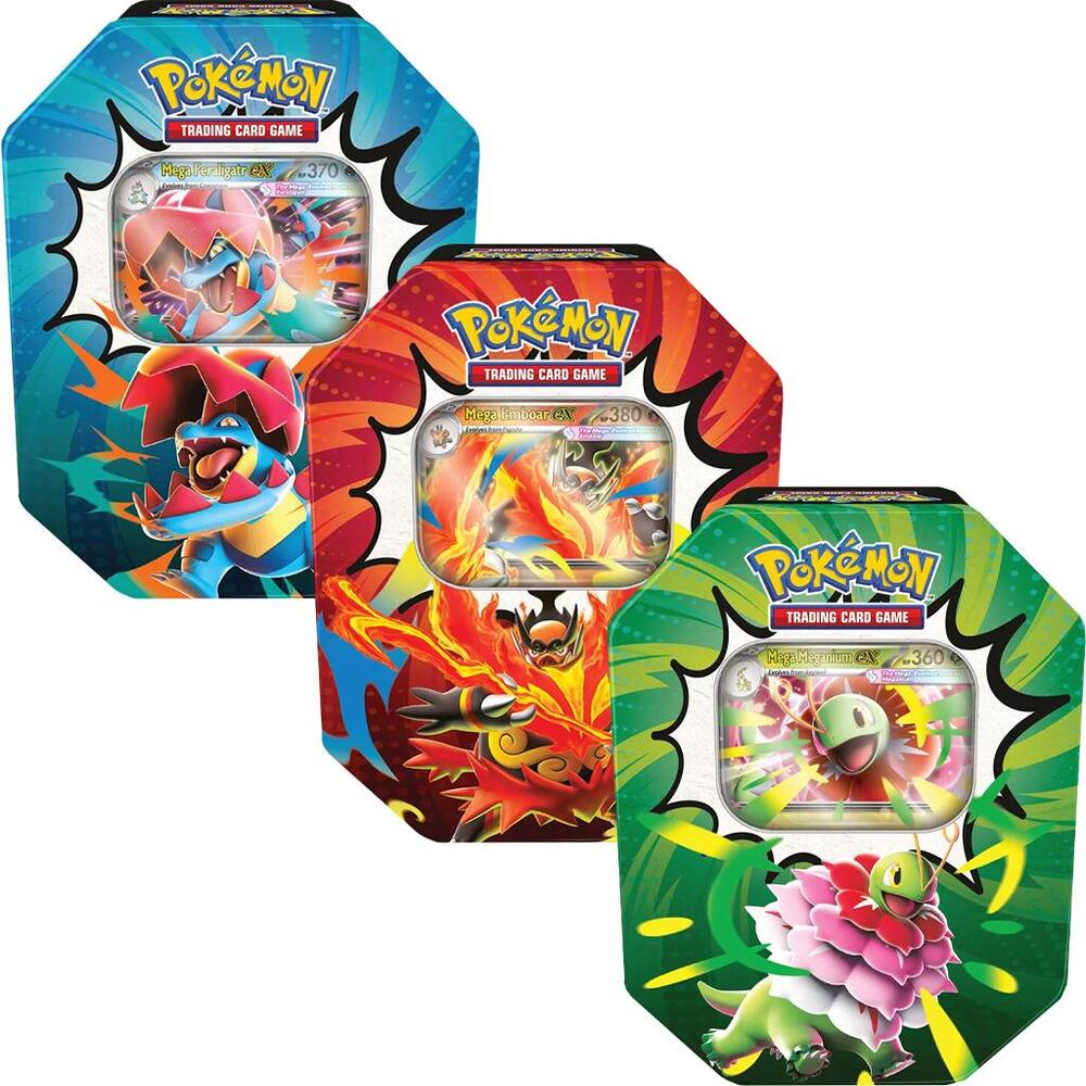 pokemon tin trading cards TCG: Paldea Friends Mini Display (10 Tins) : Toys & Games Ascended Heroes Tin [Set of