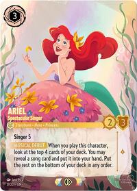 Ariel - Spectacular Singer - Disney Lorcana Disney Lorcana Promo Cards trading card
