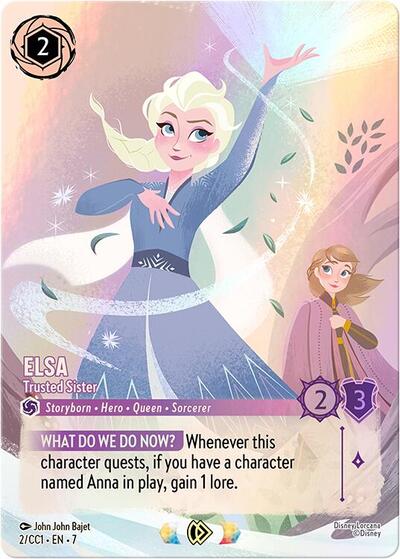 Elsa — Trusted Sister foil glimmer