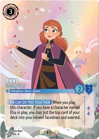 Anna - Trusting Sister - Disney Lorcana Disney Lorcana Promo Cards trading card