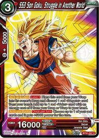SS3 Son Goku, Struggle in Another World #BT31-007 from Impact Beyond Dimensions Pokemon card image