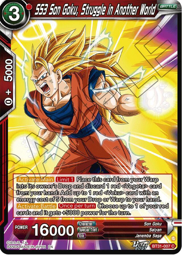 SS3 Son Goku, Struggle in Another World - Impact Beyond Dimensions