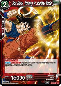 Son Goku, Training in Another World #BT31-009 from Impact Beyond Dimensions Pokemon card image