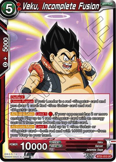 Veku, Incomplete Fusion