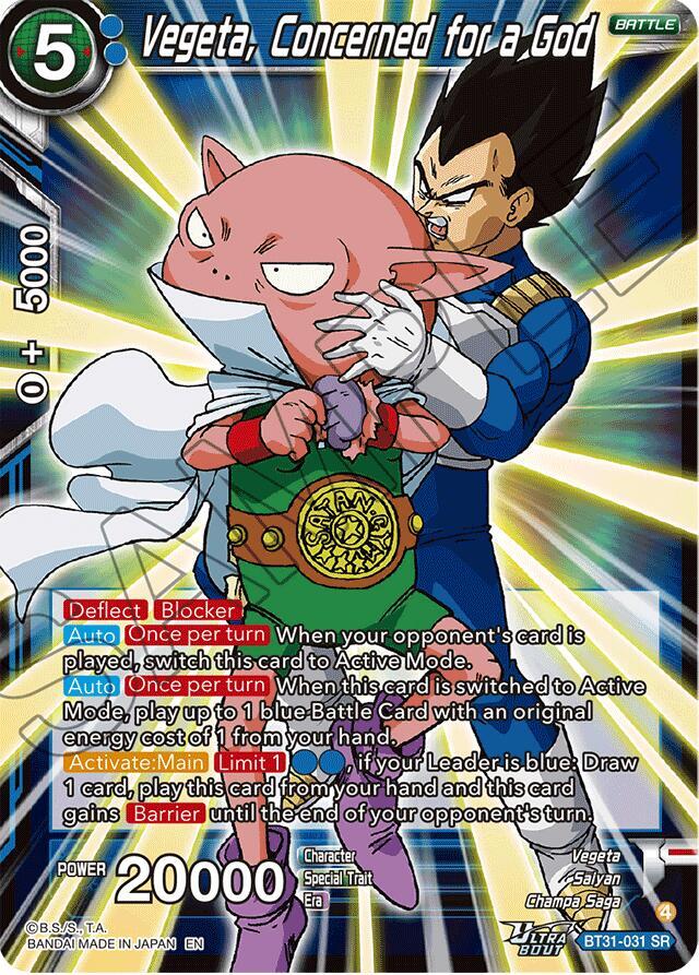Vegeta, Concerned for a God - Impact Beyond Dimensions - Dragon