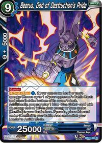 Beerus, God of Destruction's Pride #BT31-033 from Impact Beyond Dimensions Pokemon card image
