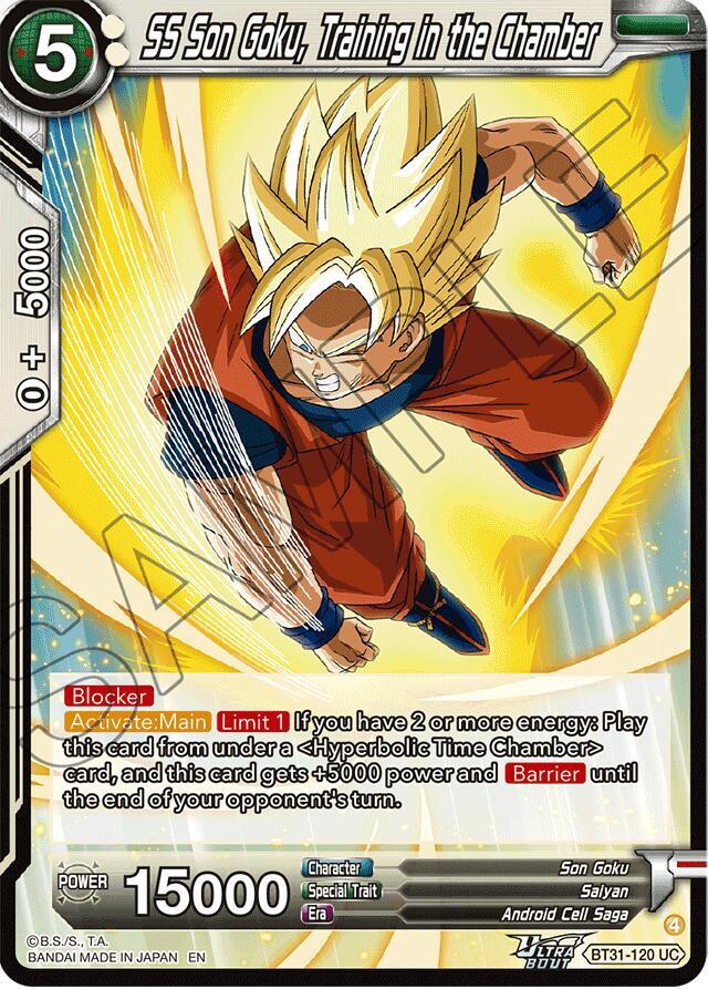 SS Son Goku, Training in the Chamber - Impact Beyond Dimensions