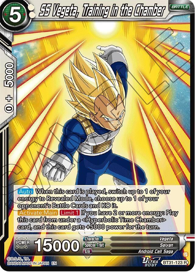 SS Vegeta, Training in the Chamber #BT31-123 — Impact Beyond Dimensions