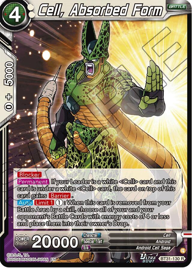 Cell, Absorbed Form - Impact Beyond Dimensions - Dragon Ball Super