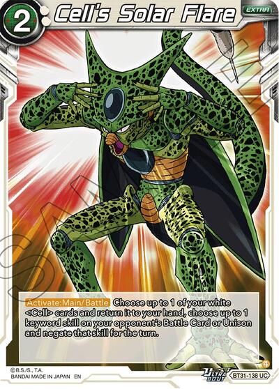 Cell's Solar Flare