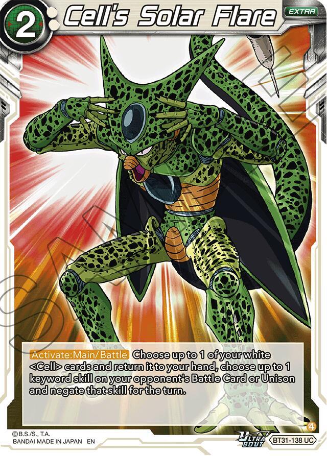 Cell's Solar Flare - Impact Beyond Dimensions - Dragon Ball Super