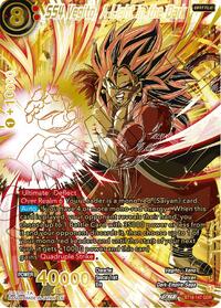 SS4 Vegito, A Light in the Dark (GDR) #BT18-147 from Impact Beyond Dimensions Pokemon card image