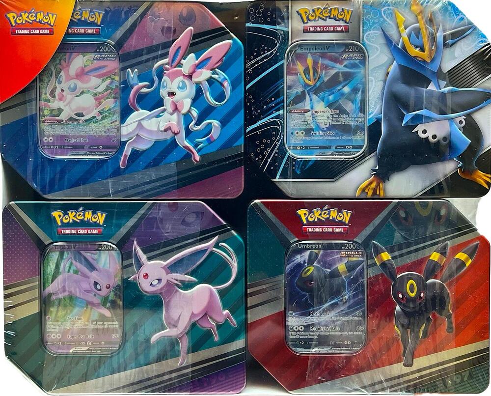 Costco Exclusive 4-Tin Bundle: V Heroes Tin [Set of 3] + V