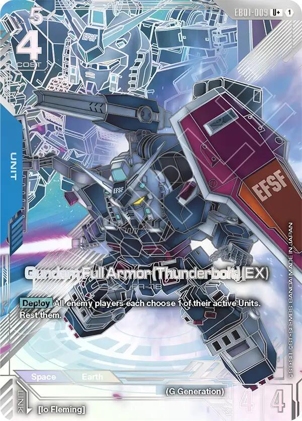 Gundam Full Armor (Thunderbolt) (EX) (U+) — EB01 Eternal Nexus