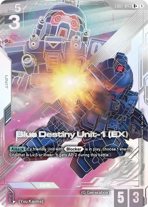 Blue Destiny Unit-1 (EX) (R+) — EB01 Eternal Nexus