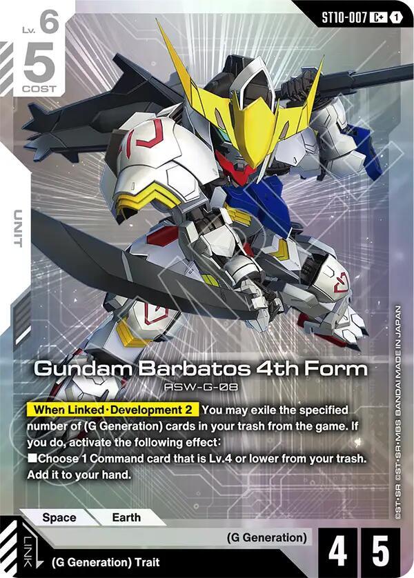 Gundam Barbatos 4th Form (C+) — ST10 Generation Pulse