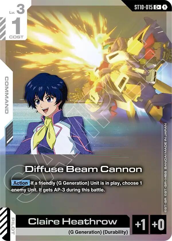 Diffuse Beam Cannon (C+) — ST10 Generation Pulse
