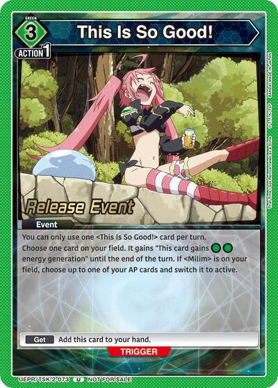 This Is So Good! UE20BT: That Time I Got Reincarnated as a Slime Release Event Cards Uncommon Union Arena card — value and price