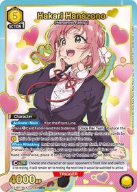 Hakari Hanazono (025) (SR*) (UE21BT/RLY-1-025) card