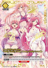 The Girlfriends Who Really, Really, Really, Really, Really Love Me (041) (U***) (UE21BT/RLY-1-041) card