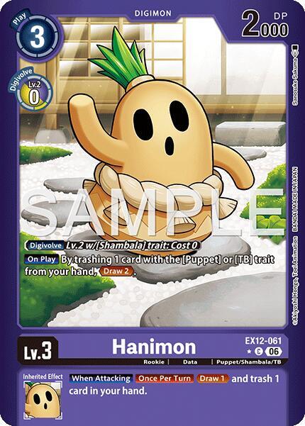 Hanimon (Limited Foil) - Digital World Shambala - Digimon Card