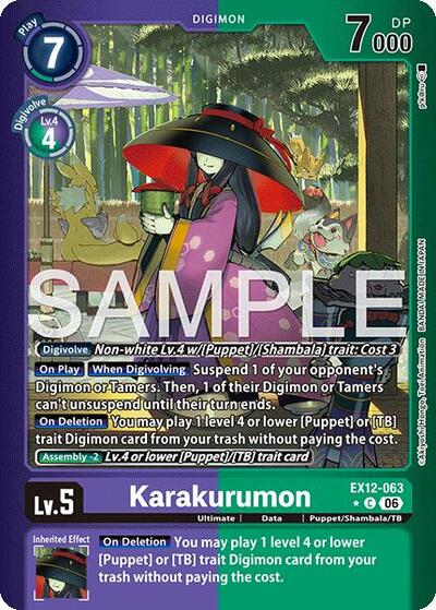 Karakurumon (Limited Foil) Digital World Shambala card price