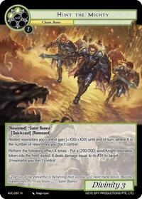 Hunt the Mighty - Force of Will Attack on Velmardia trading card